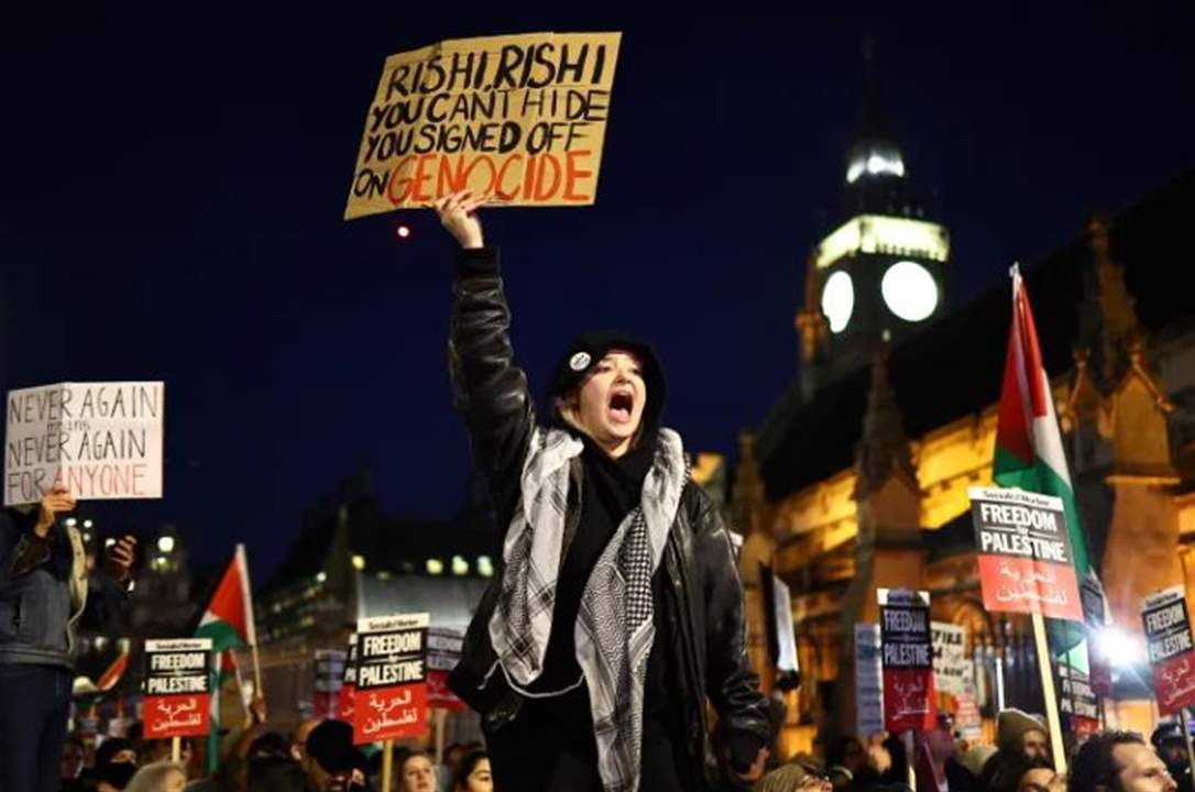 تنظيم أكثر من 100 مسيرة في بريطانيا اليوم تضامنا مع غزة
