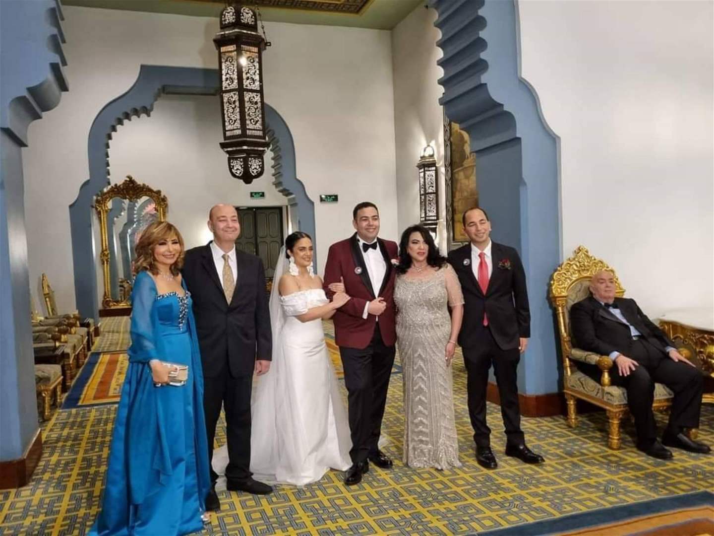 عمرو اديب يحتفل بزفاف نجله خالد من دون دعوة الفنانين