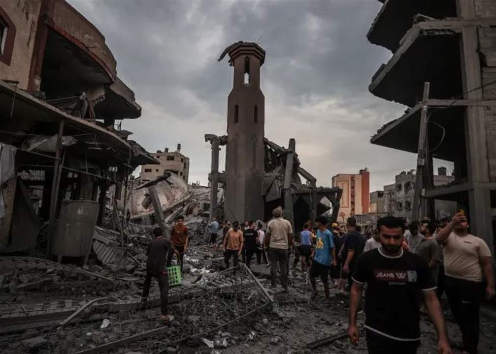 قصف إسرائيلي دمر 4 مساجد في مخيم جباليا شمالى قطاع غزة 