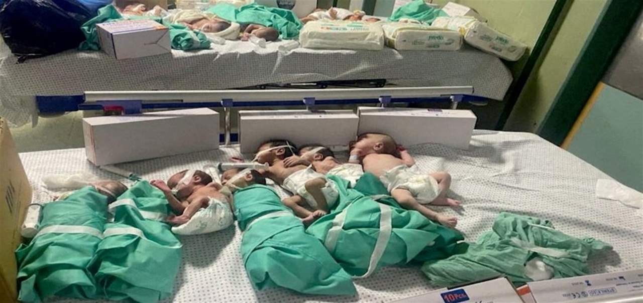 وصول 31 من الأطفال الخدج من مستشفى الشفاء للمستشفى الإماراتي في رفح