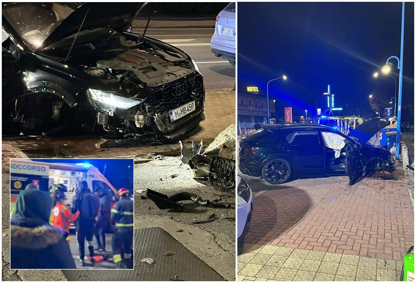 فيديو - نجاة ماريوبالوتيلي من حادث سير