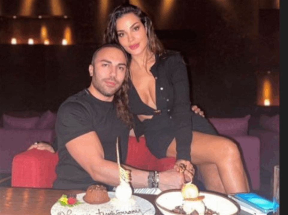 نادين نسيب نجيم وخطيبها يعلنان موعد زفافهما وهو يقتحم مقابلتها ويكشـف تفاصيل لأول مرة 