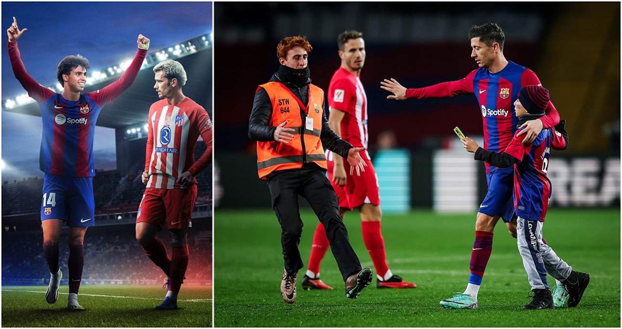 فيديو - طفل يقتحم مواجهة برشلونة وأتليتكو لالتقاط صورة مع الأسوأ