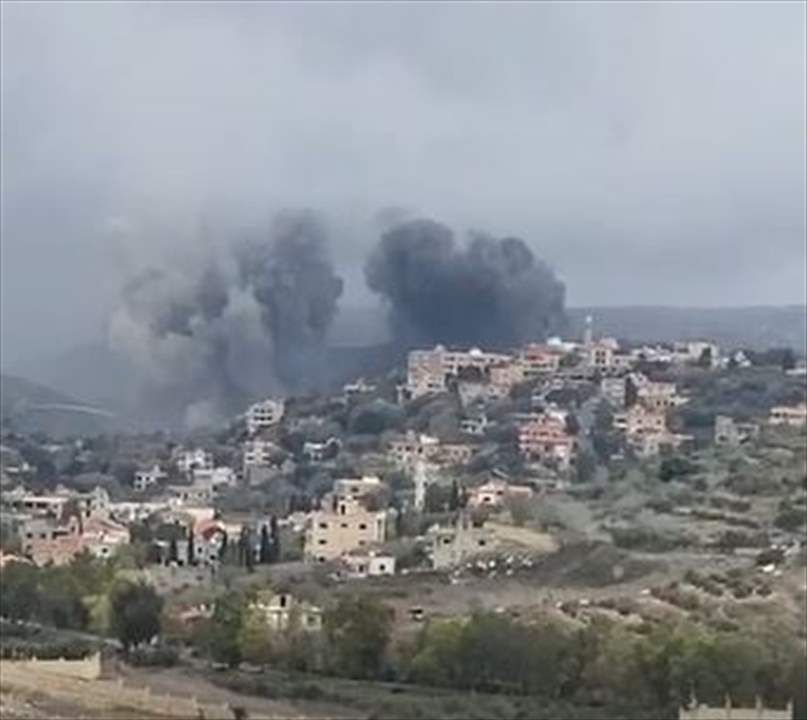 بالفيديو - غارة للاحتلال الاسرائيلي تستهدف اطراف بلدة كونين الجنوبية 