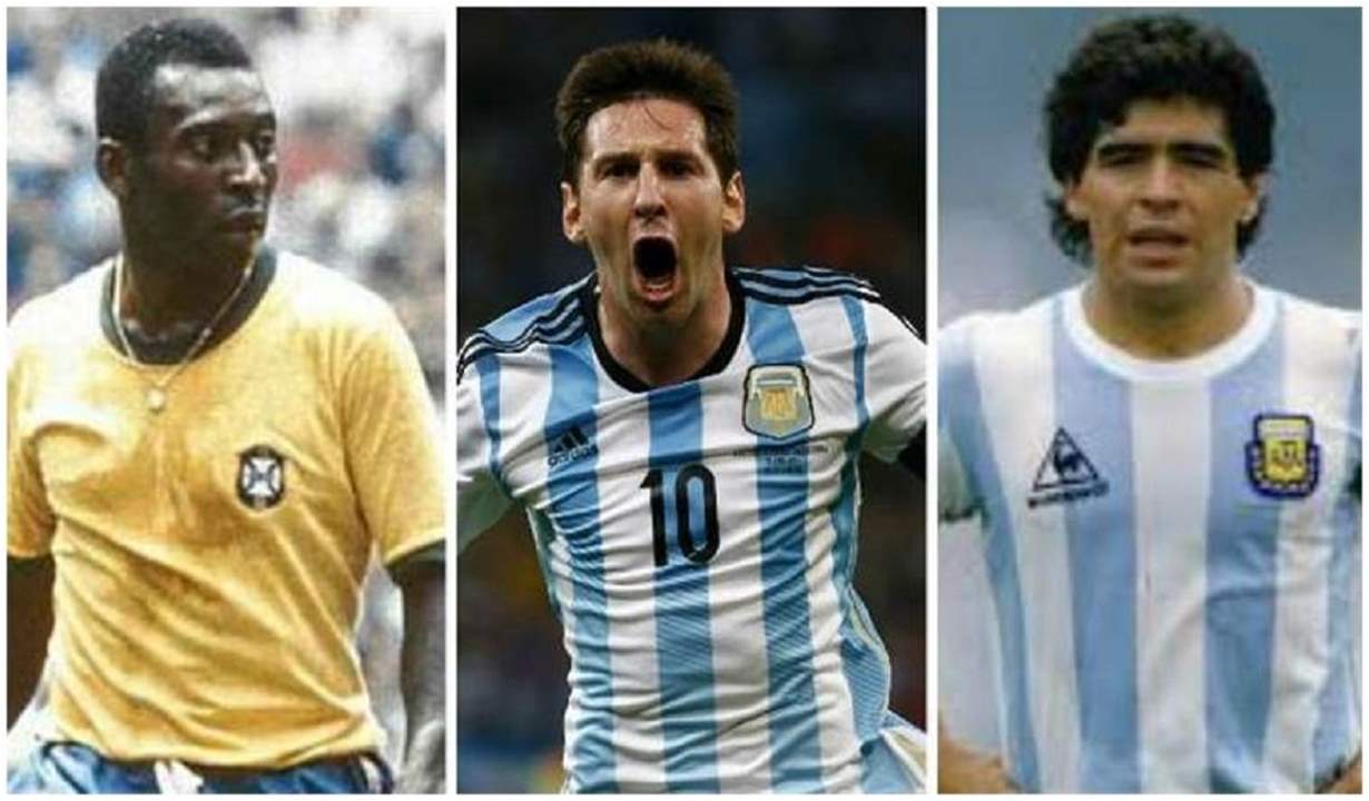 رأي أرجنتيني مثير للجدل بشأن ميسي ومارادونا وبيليه