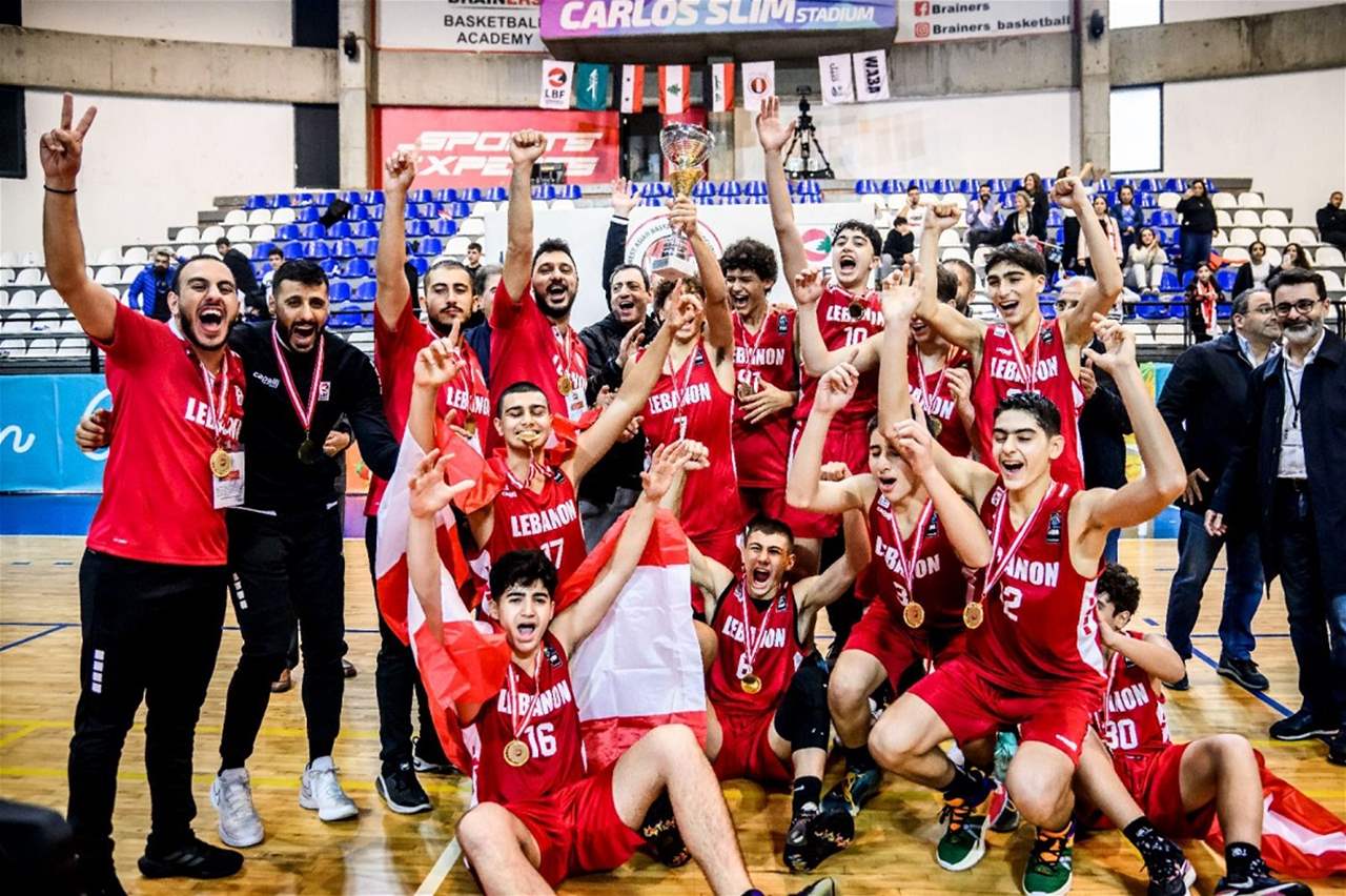 سلّة: لبنان بطل غرب آسيا تحت 14 عاماً