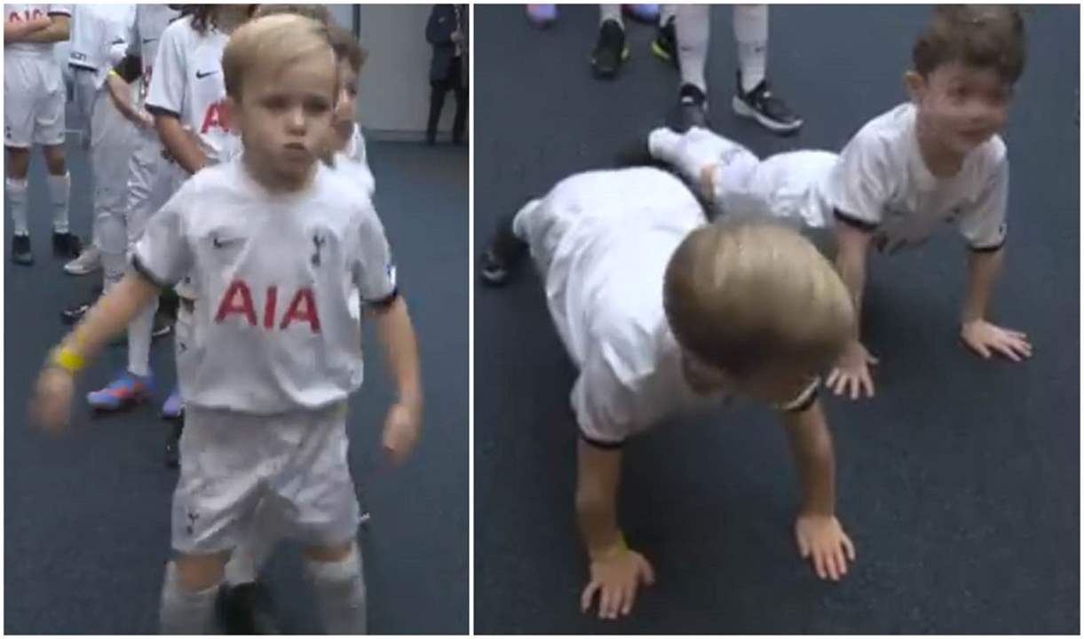 فيديو - أحد أطفال توتنهام يستعد بحميّة عالية جداً !!