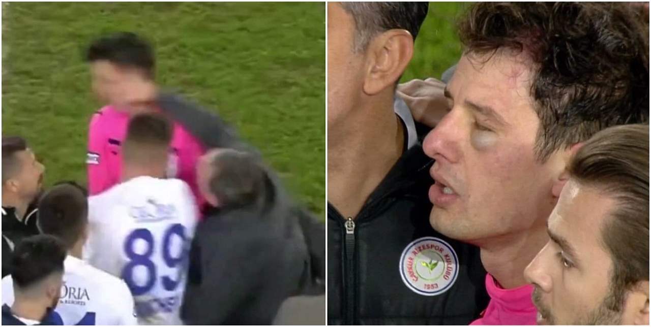 فيديو - اعتداء مجنون لرئيس نادي على الحكم .. لن تُصدّقوا المشهد