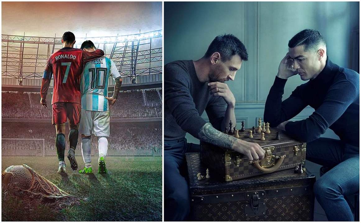 مواجهة ميسي - رونالدو في السعودية حديث الوسط الكروي