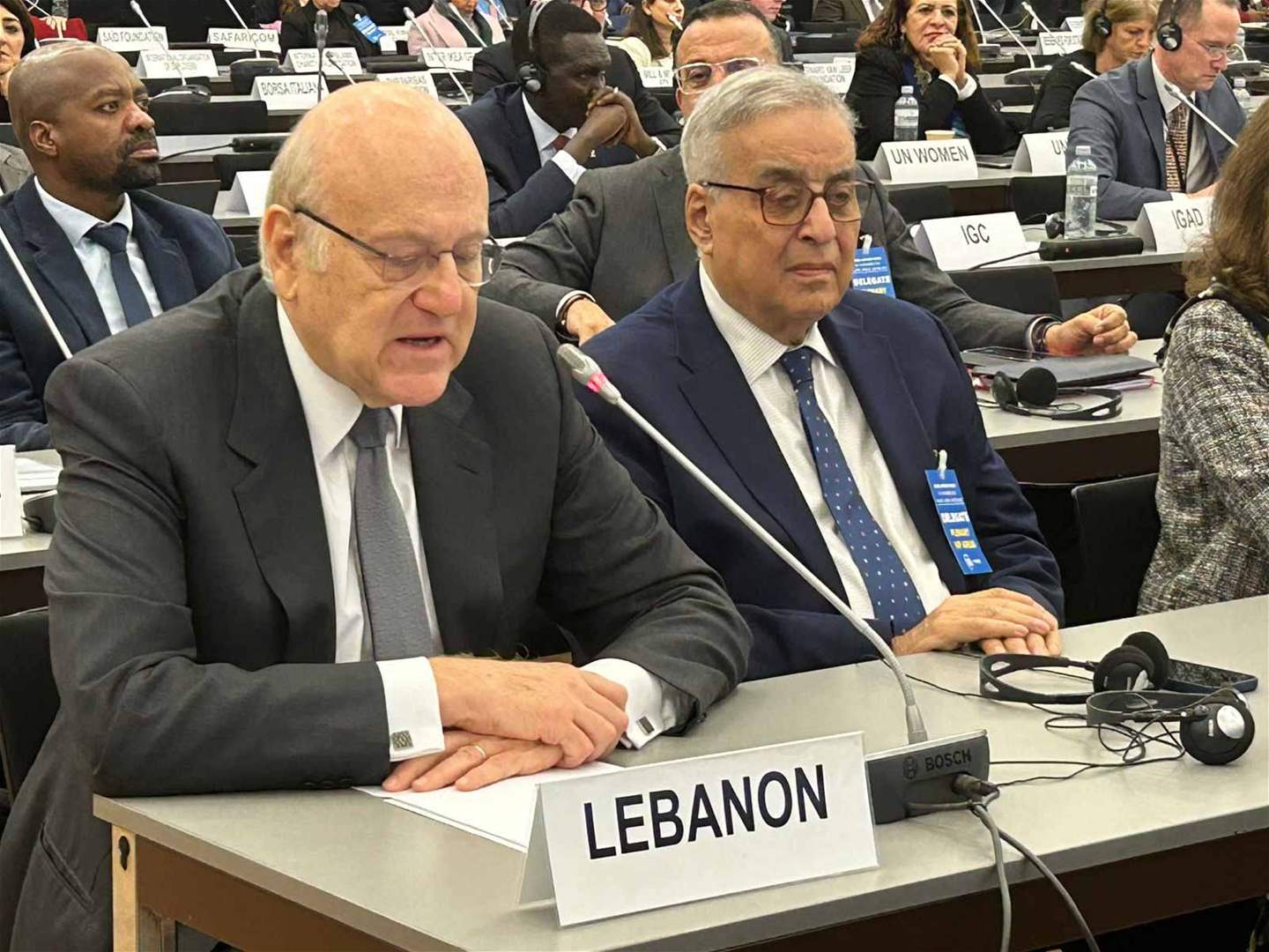 ميقاتي خلال إفتتاح المنتدى العالمي للاجئين في جنيف : لن  نبقى مكتوفي الايدي ونتلقى الأزمات المتتالية وأن يعتبرنا البعض مشاريع اوطان بديلة