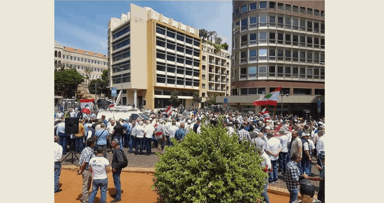 العسكريون المتقاعدون رفضوا اي زيادة على الرواتب تناقض مبدأ المساواة ودعوا الى الاعتصام غدا تزامنا مع جلسة الحكومة