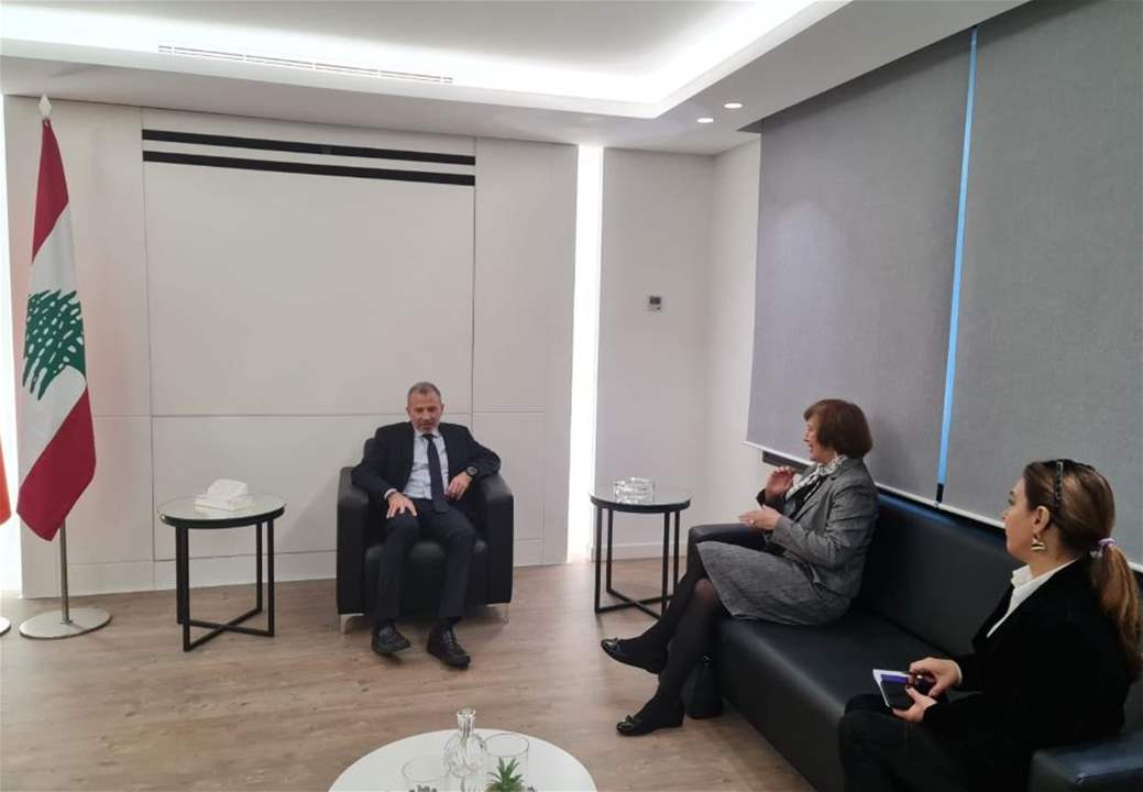  فرونيسكا زارت باسيل لبحث الوضع في غزة و على الحدود الجنوبية 