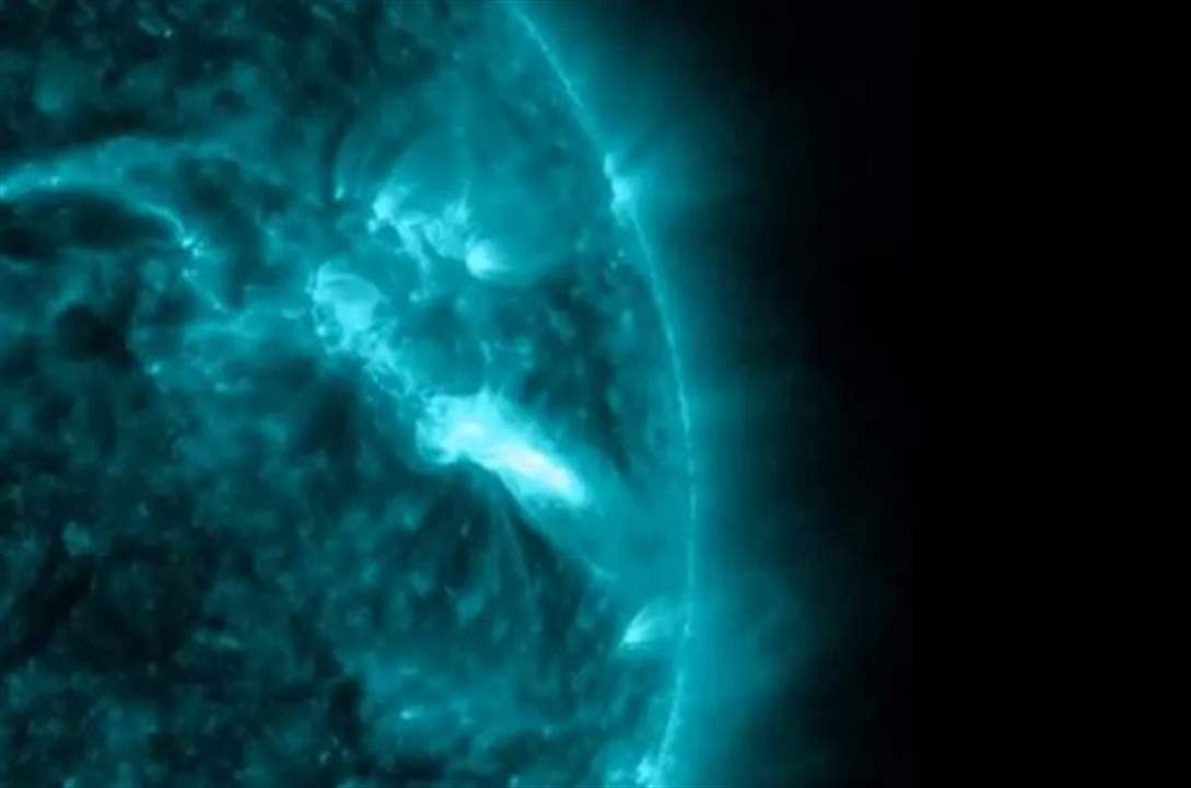 فيديو يوثق لحظة انفجار شمسي هائل