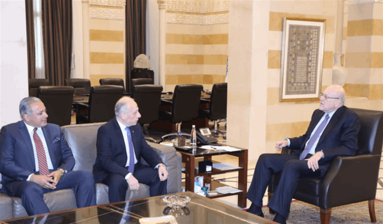 ميقاتي اجتمع مع وزيري الدفاع والثقافة...  سليم: كل الحلول لن تكون الا وفقاً للدستور وقانون الدفاع الوطني