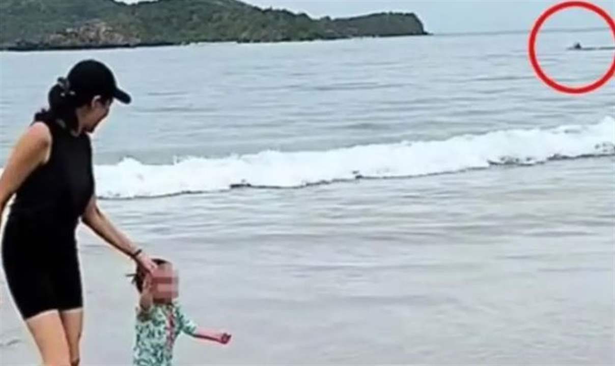 بالفيديو - قرش يهاجم رجلا وسط البحر