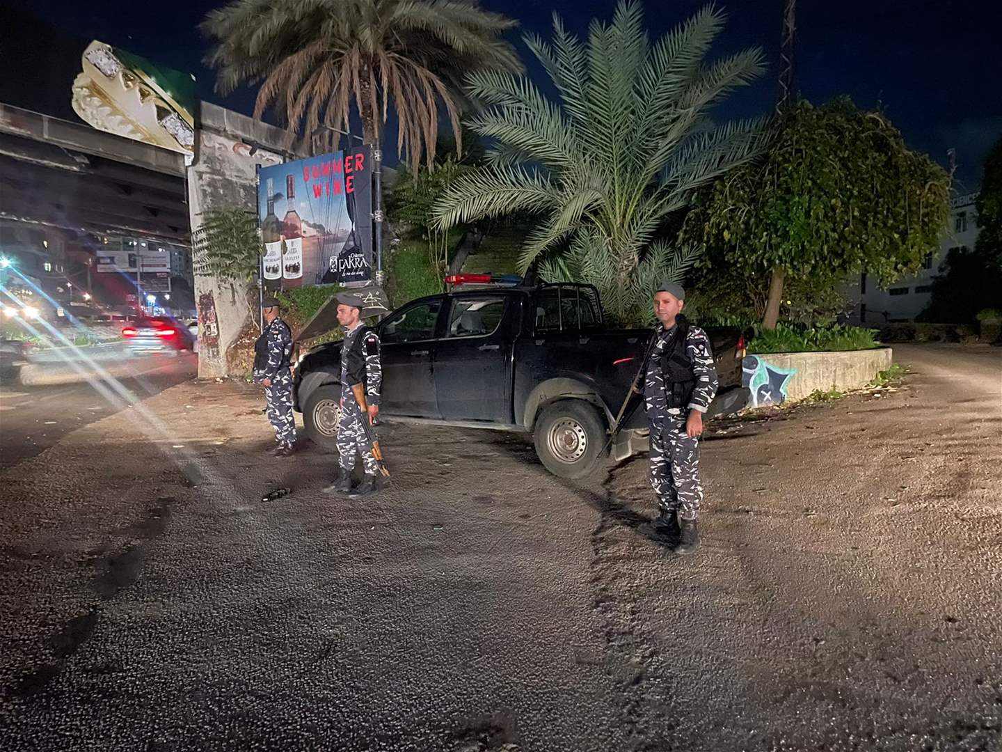 بالصور - حواجز لقوى الأمن في مناطق عديدة ليلة عيد الميلاد