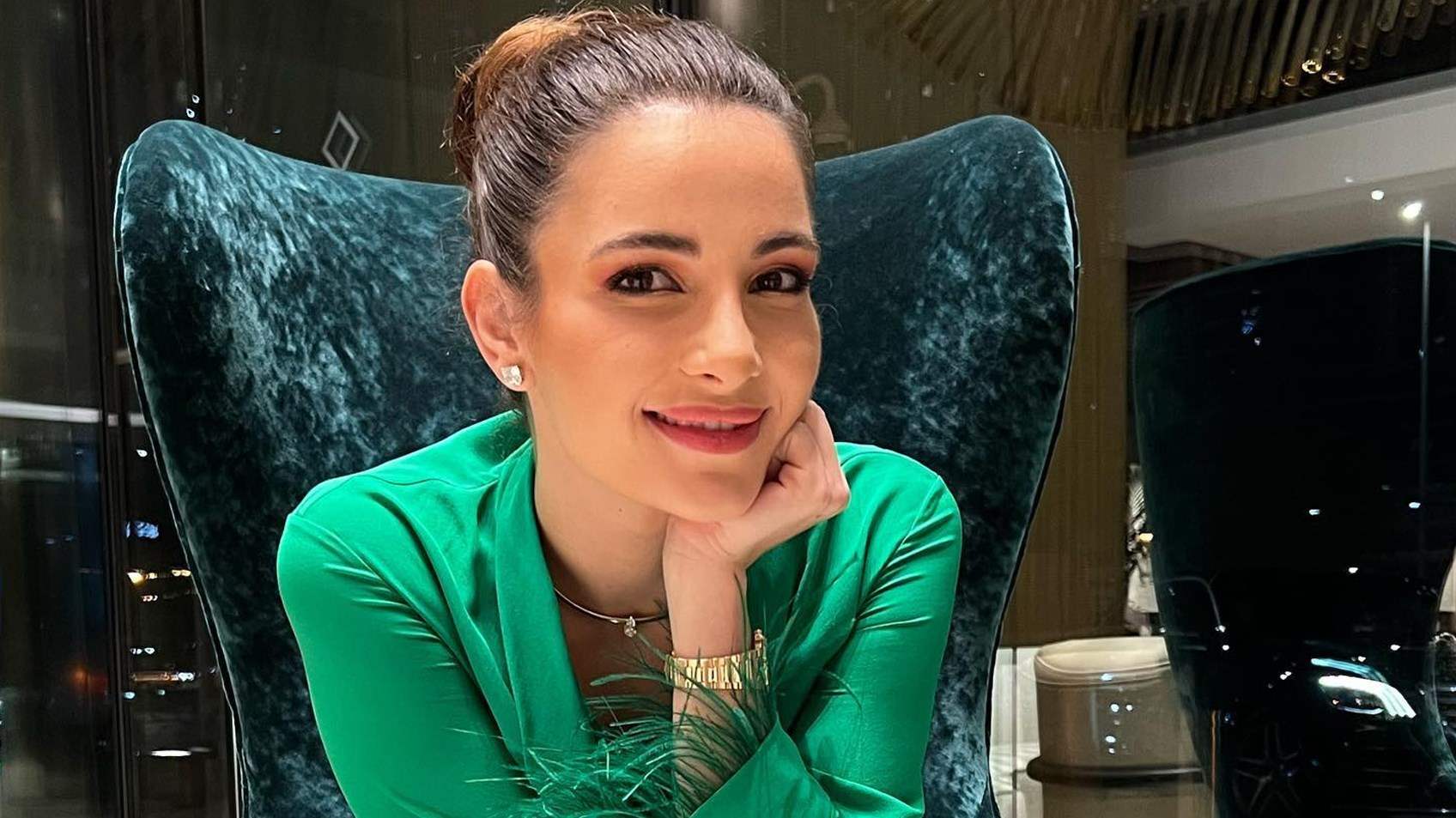 شام الذهبي توثق اجواء الفرحة باستقبال مولودتها الاولى جيهان