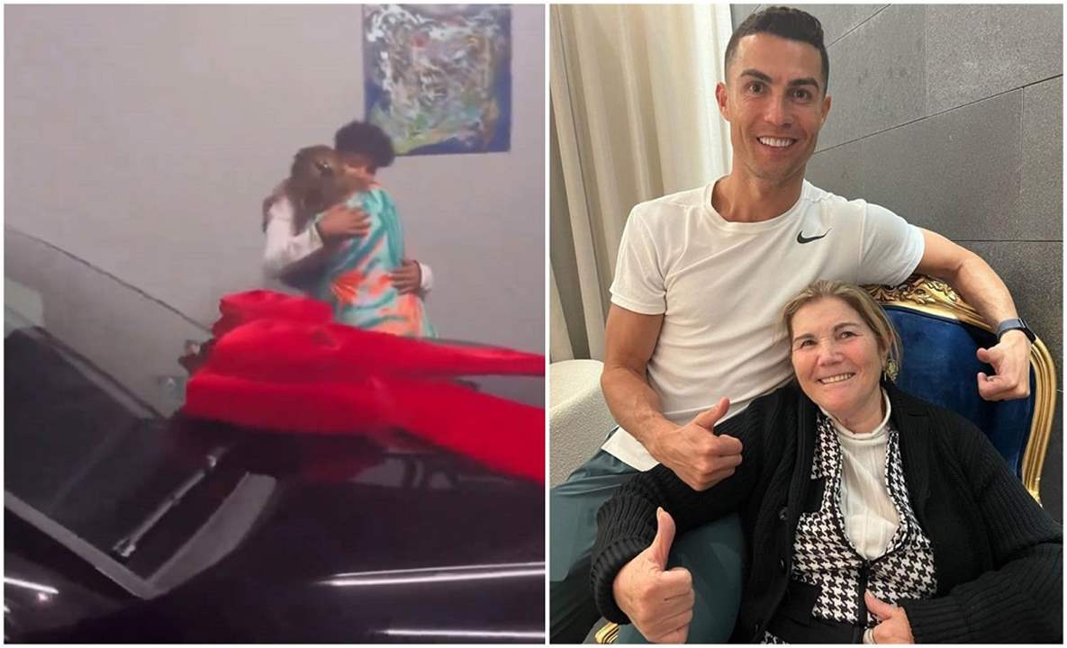 فيديو - لن تُصدّقوا ماذا أهدى رونالدو والدته في عيد ميلادها