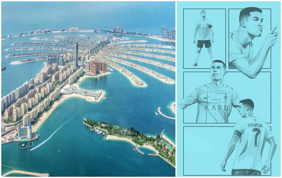 كريستيانو رونالدو اشترى قصراً في جزيرة النخيل 