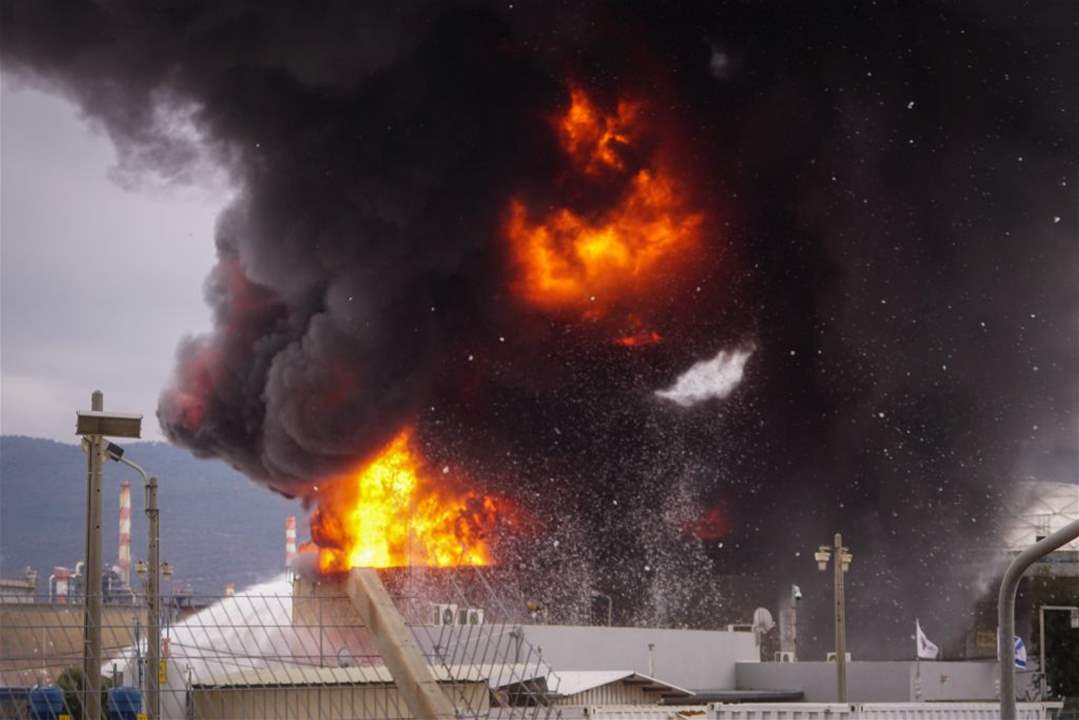  فيديو يوّثق لحظات الإنفجار الضخم بـ خليج حيفا... وإعلام يعلن سببه 