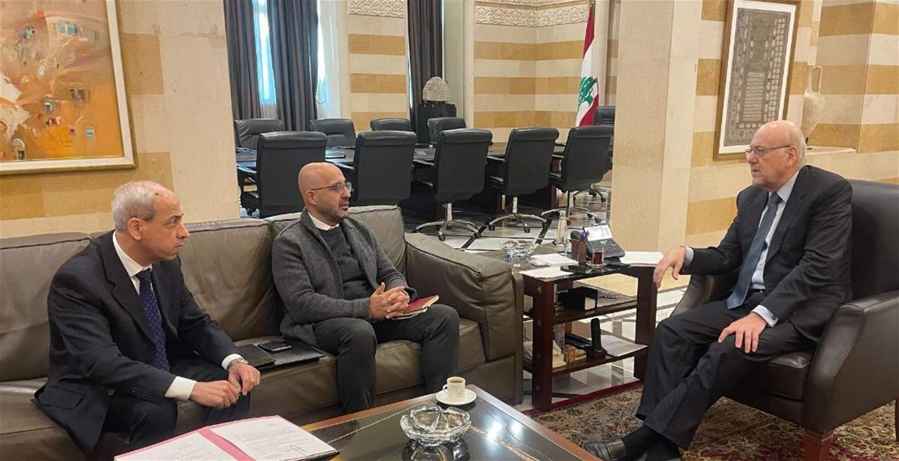 ميقاتي التقى لجنة ادارة الكوارث والازمات لمتابعة الفيضانات الأخيرة واتخاذ القرارات المناسبة  