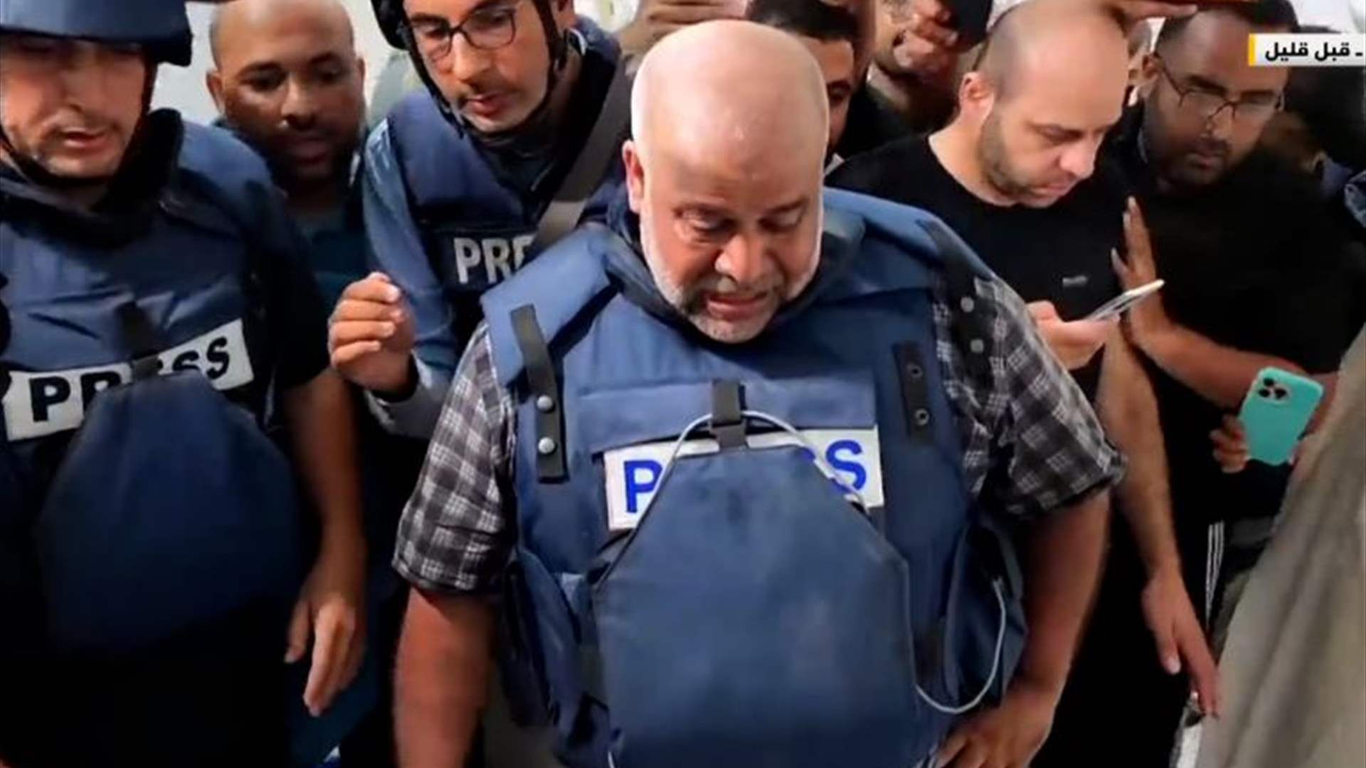 فيديو مؤثر للحظة وصول وائل الدحدوح الى قطر لتلقي العلاج بعد اصابته في فلسطين