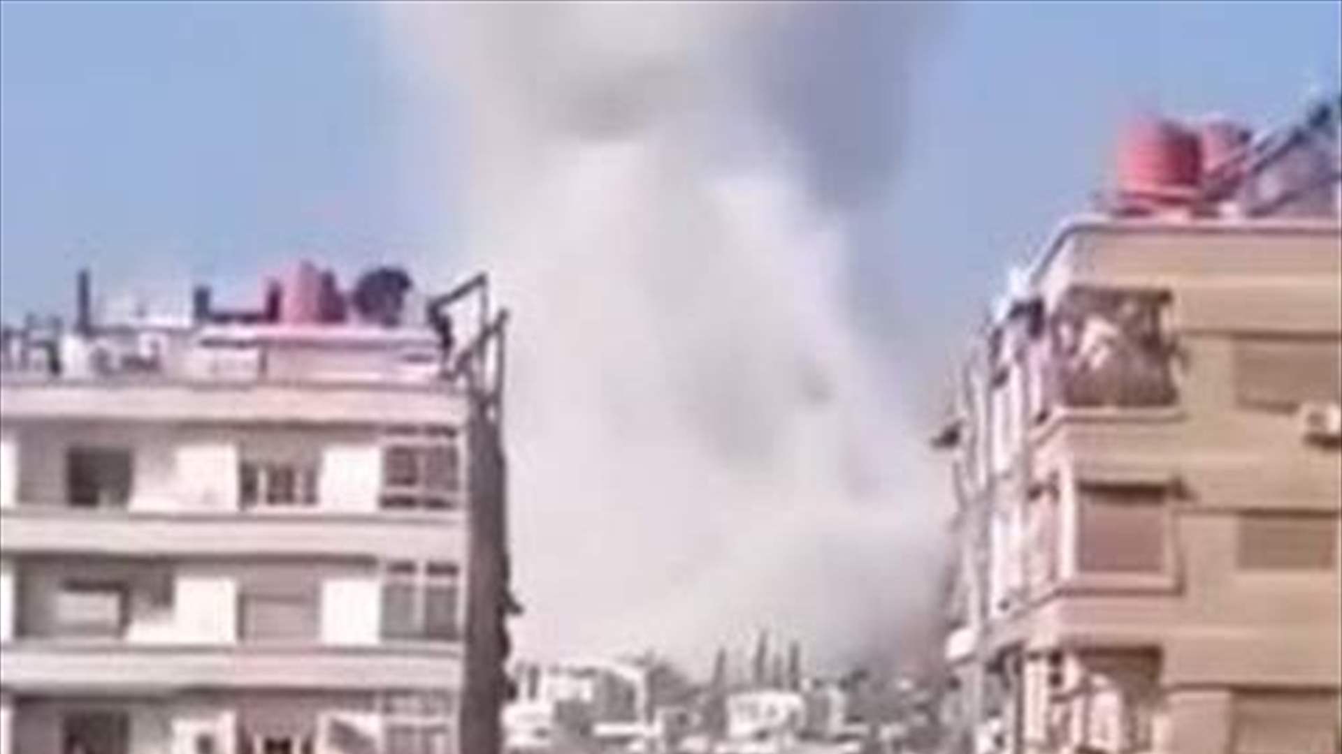 بالفيديو - مشاهد أولية للانفجار الذي وقع في دمشق