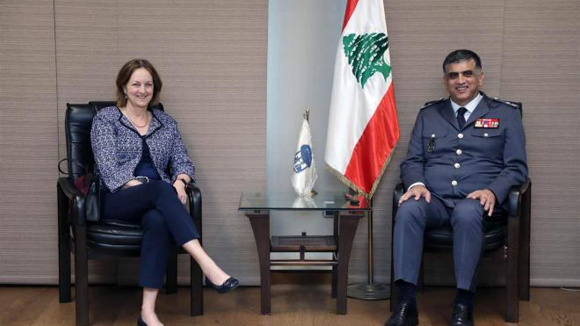 عثمان استقبل السفيرة الاميركية في زيارة تعارف