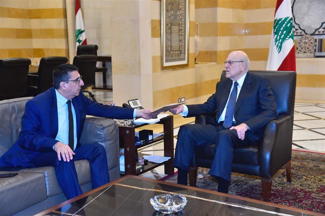 سلسلة لقاءات لميقاتي في السرايا.. حجار: نحن على طريق الحل بشأن برنامج "أمان"