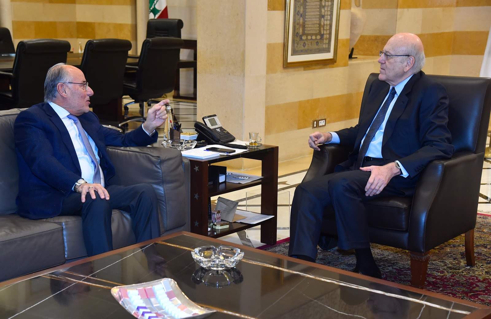 سلسلة لقاءات لميقاتي في السرايا.. اليكم التفاصيل