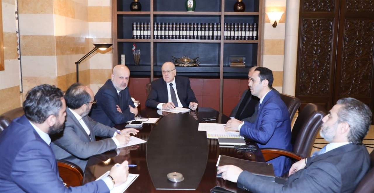 "بحث مع مولوي في شؤون الوزارة" .. سلسلة لقاءات لميقاتي في السرايا الحكومية 