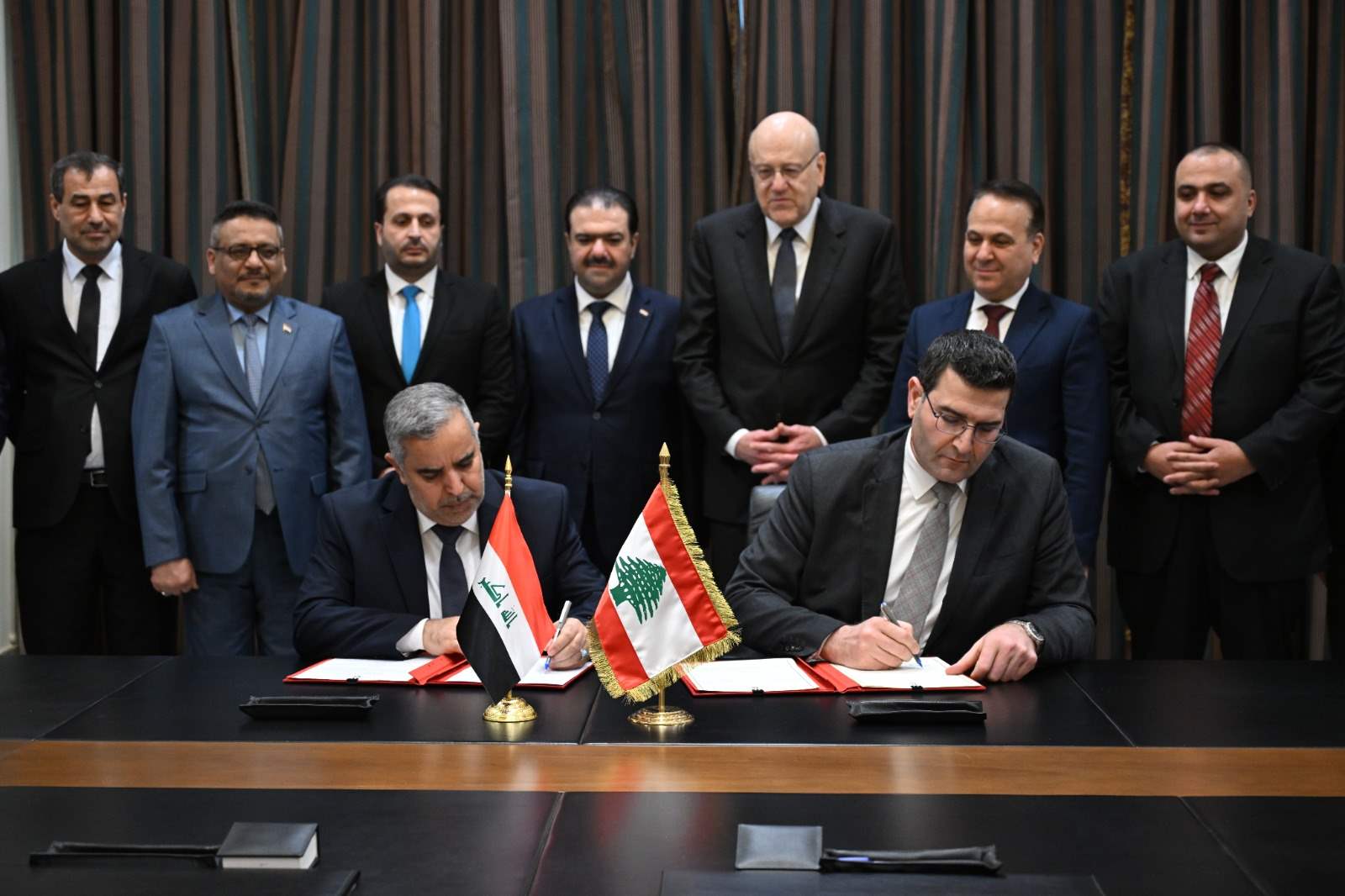 توقيع مذكرة تفاهم بين لبنان والعراق