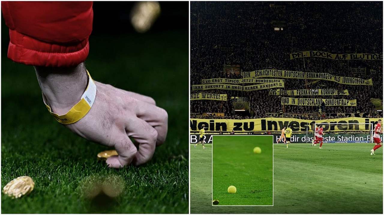 ألقوا كرات التنس وعملات الشوكولاتة على الملعب احتجاجاً