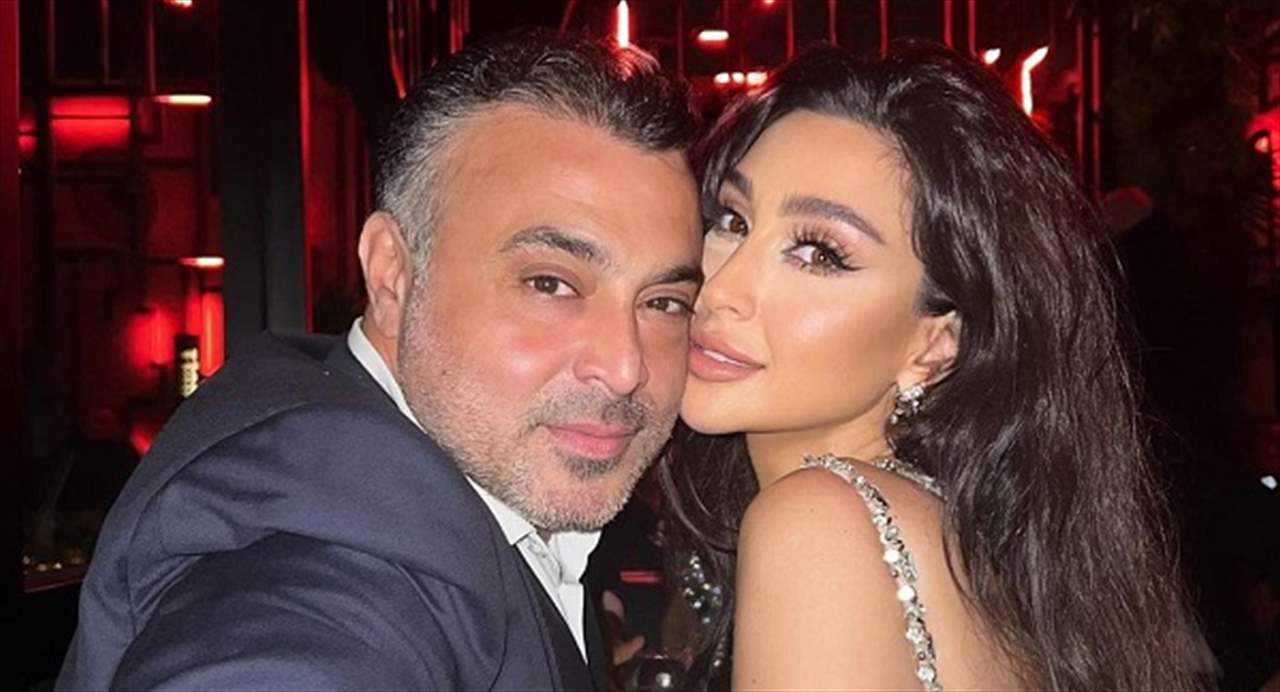 ظهور نادر لـ جيسي عبدو مع زوجها مفيد الرفاعي 