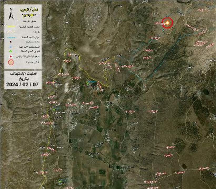 حزب الله : استهدفنا تجهيزات تجسسية في موقع رويسات العلم بالاسلحة المناسبة