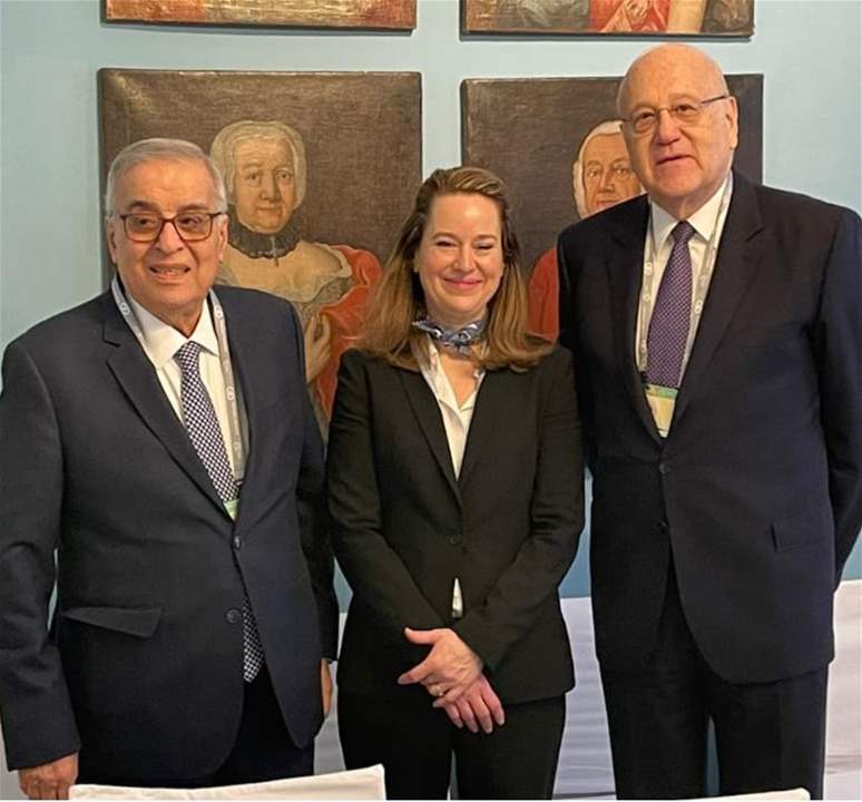 ميقاتي التقى المديرة العامة للمنظمة الدولية للهجرة للبجث في سبل التعاون 