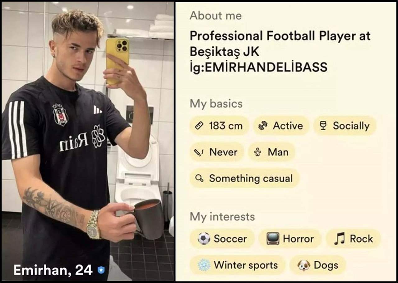 بشكتاش أنهى تعاقده مع لاعب بسبب ملف للمواعدة !