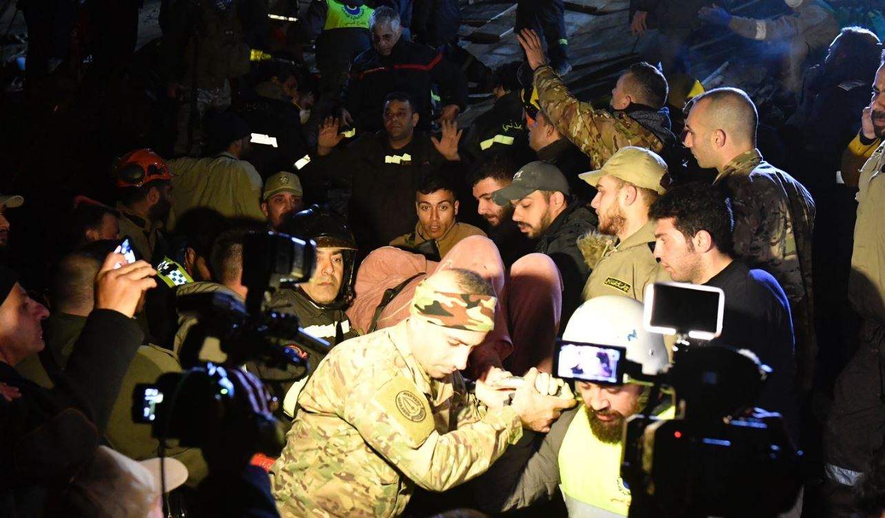  توضيح من مالكي العقار المنهار في الشويفات: لم نتلق أي إنذار سابق بالإخلاء