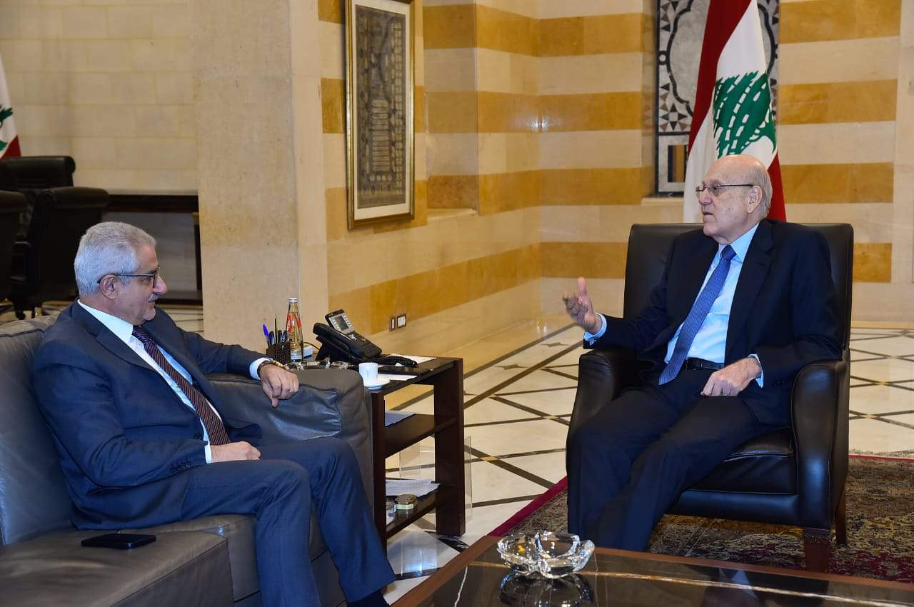 سلسلة لقاءات لميقاتي في السراي الحكومي