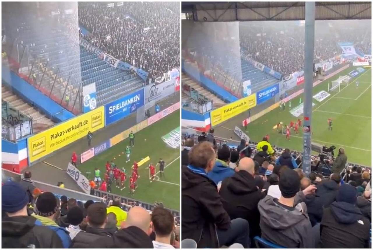 فيديو - شاهدوا كيف اقتحم مُشجع الميدان للاعتداء على لاعب