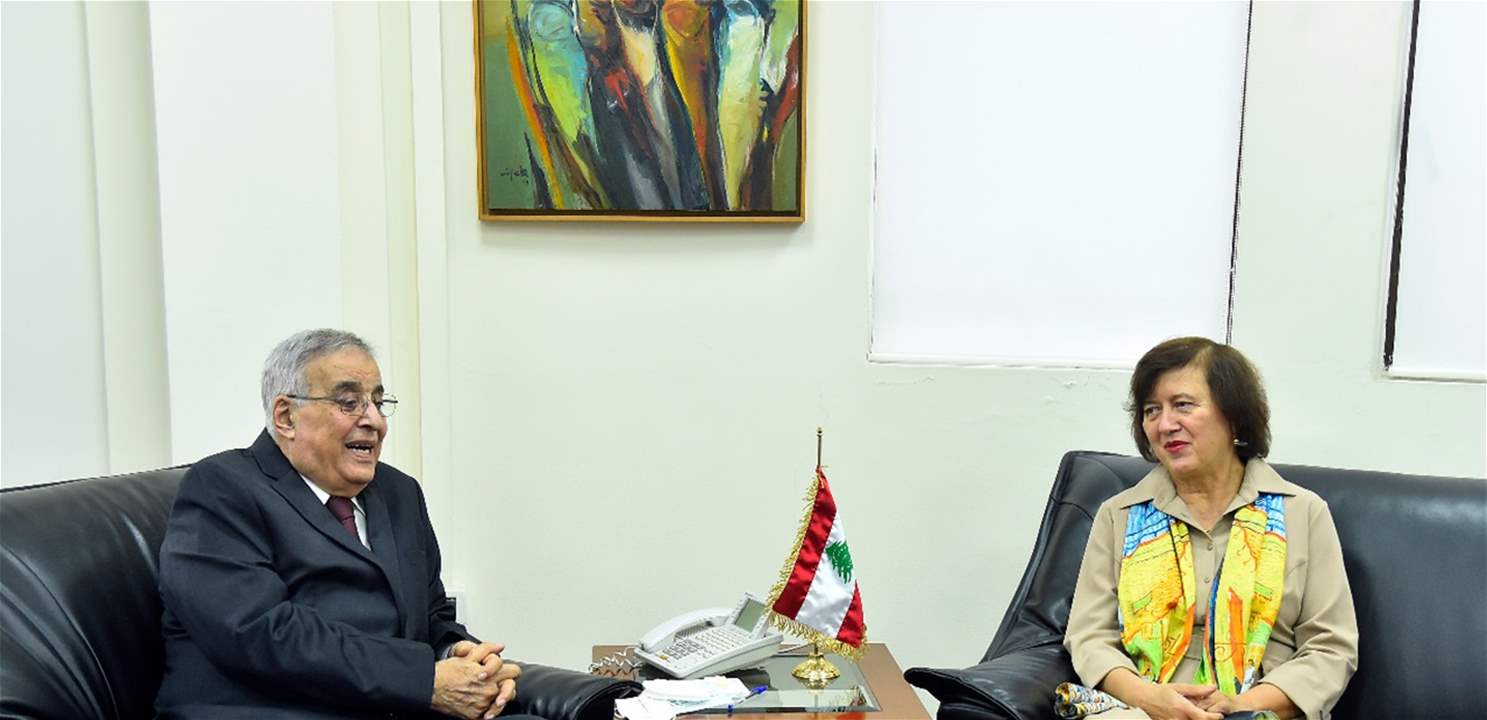 بعد لقائه فرونتسكا.. بو حبيب: لدعم الجيش اللبناني 