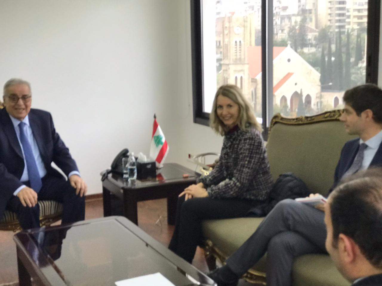 بوحبيب استقبل سفراء فرنسا وإيطاليا واليونان...إليكم التفاصيل 
