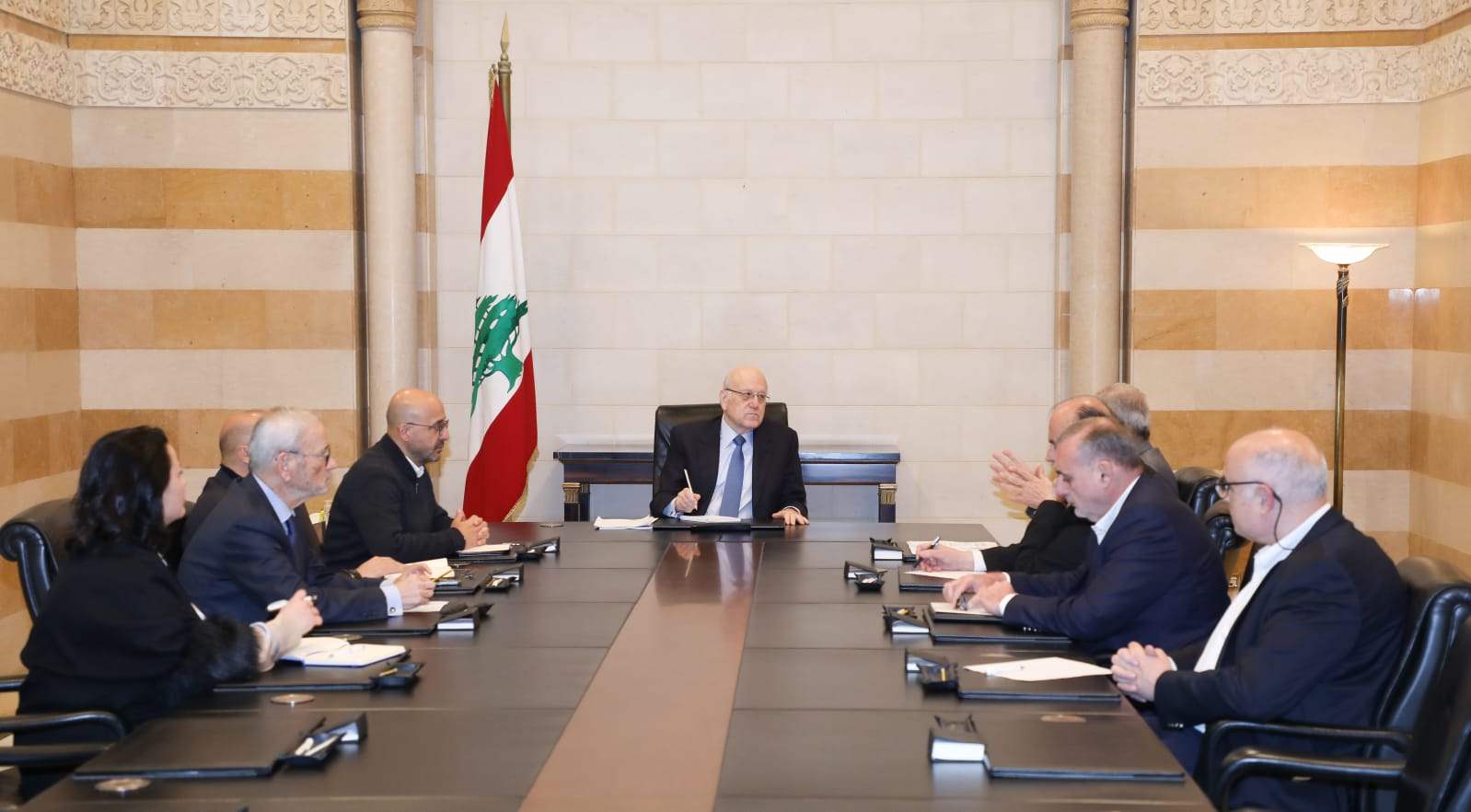 ميقاتي رأس اجتماعاً في السراي خصص لمعالجة النفايات 