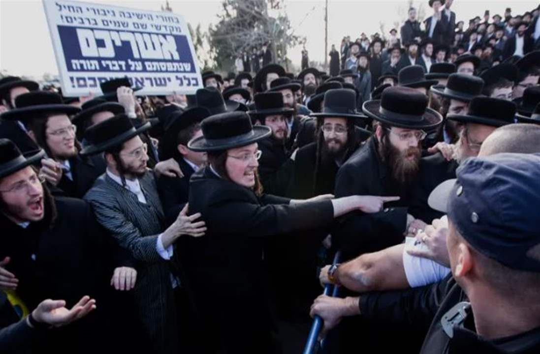 حاخام حريدي: مستعدون للتضحية بأنفسنا إذا تم إجبار طلابنا على التجنيد