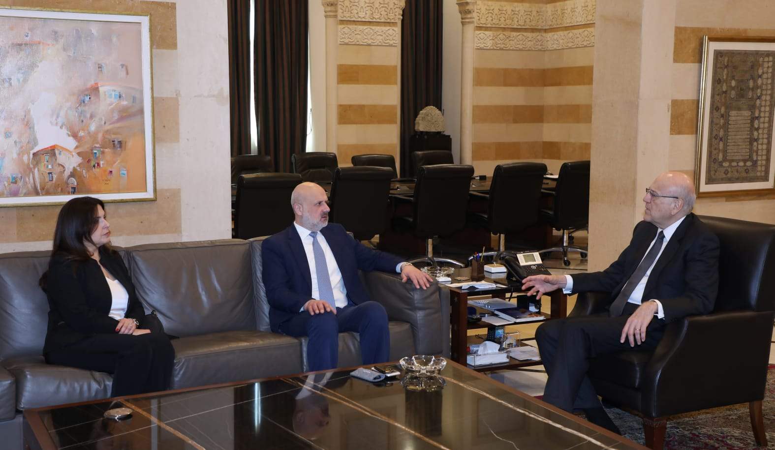 ميقاتي استقبل مولوي ومنصوري في السرايا... التفاصيل عبر الرابط 