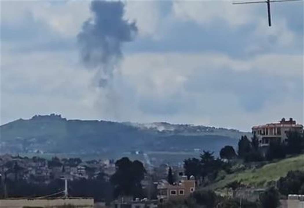 بالفيديو - غارة إسرائيلية معادية تستهدف محيط قلعة ارنون الشقيف بصاروخين