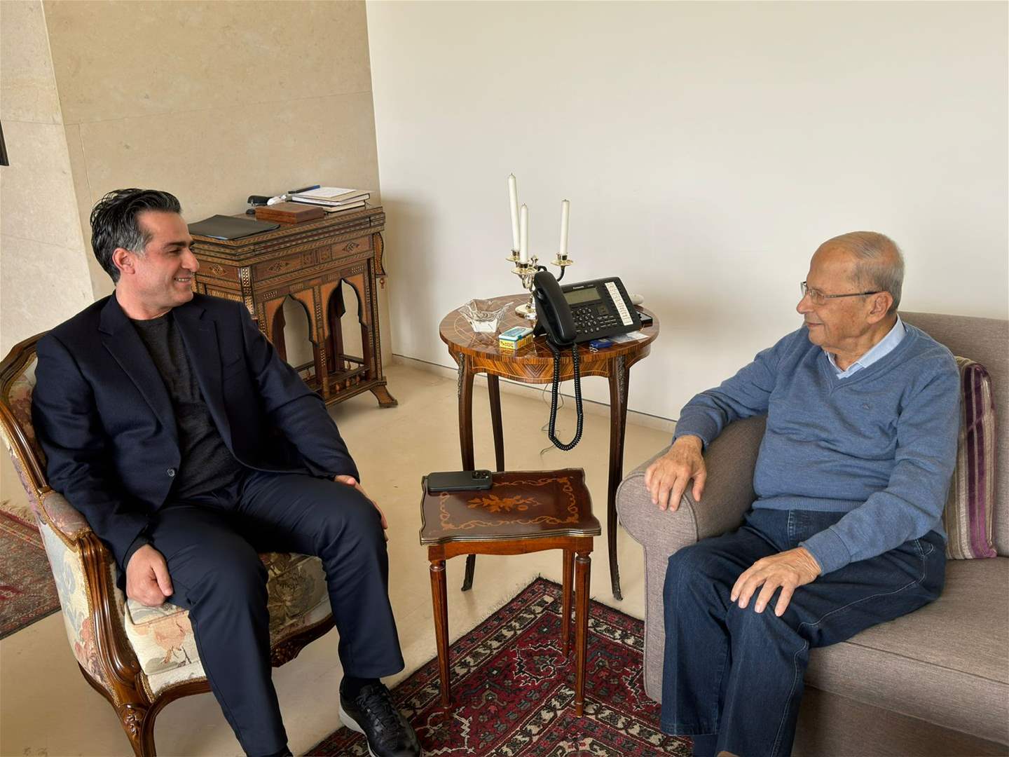 وزير الاشغال زار الرئيس السابق ميشال عون 