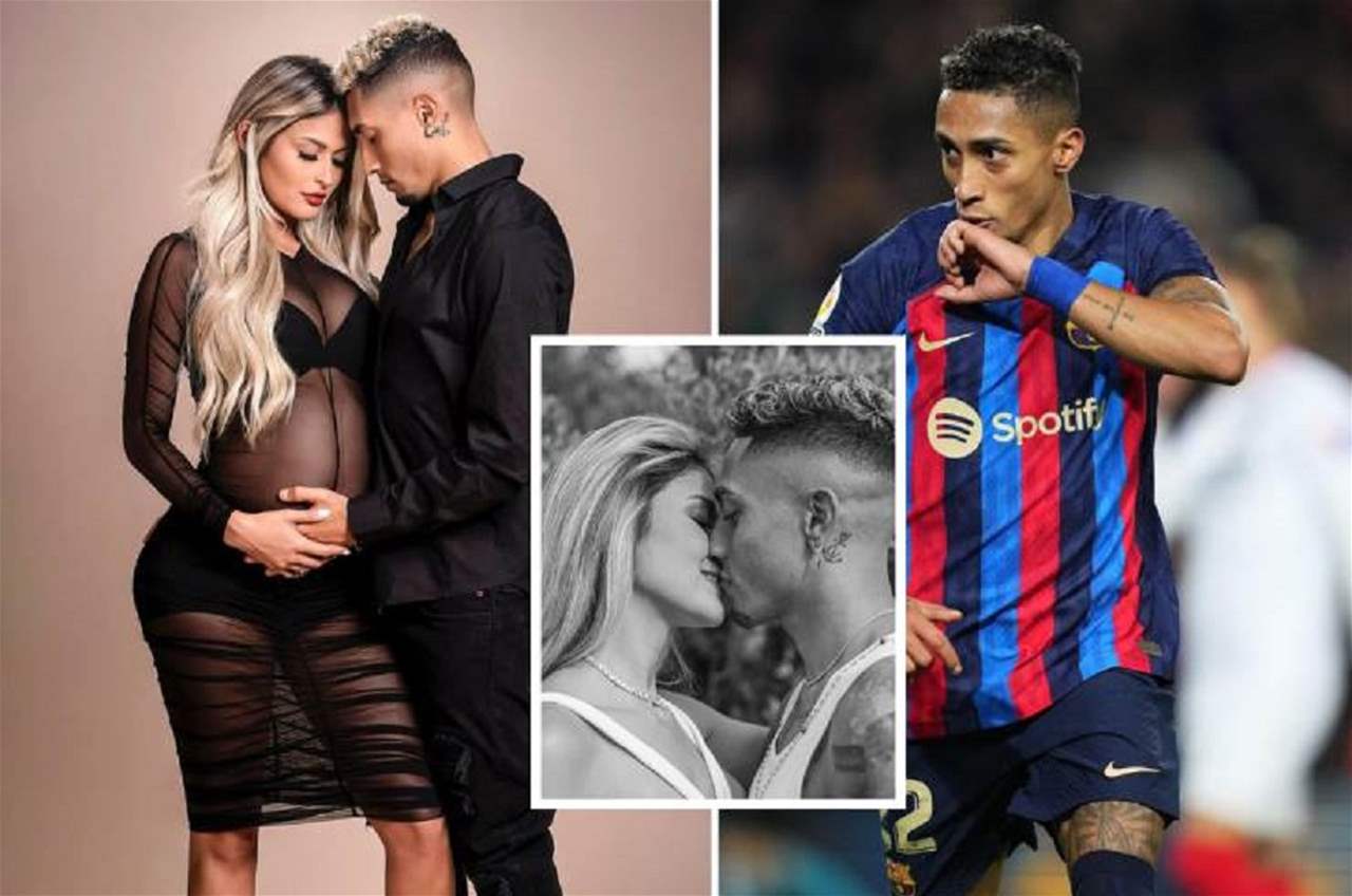 فيديو - زوجة رافينيا تحتفل بطريقة مجنونة