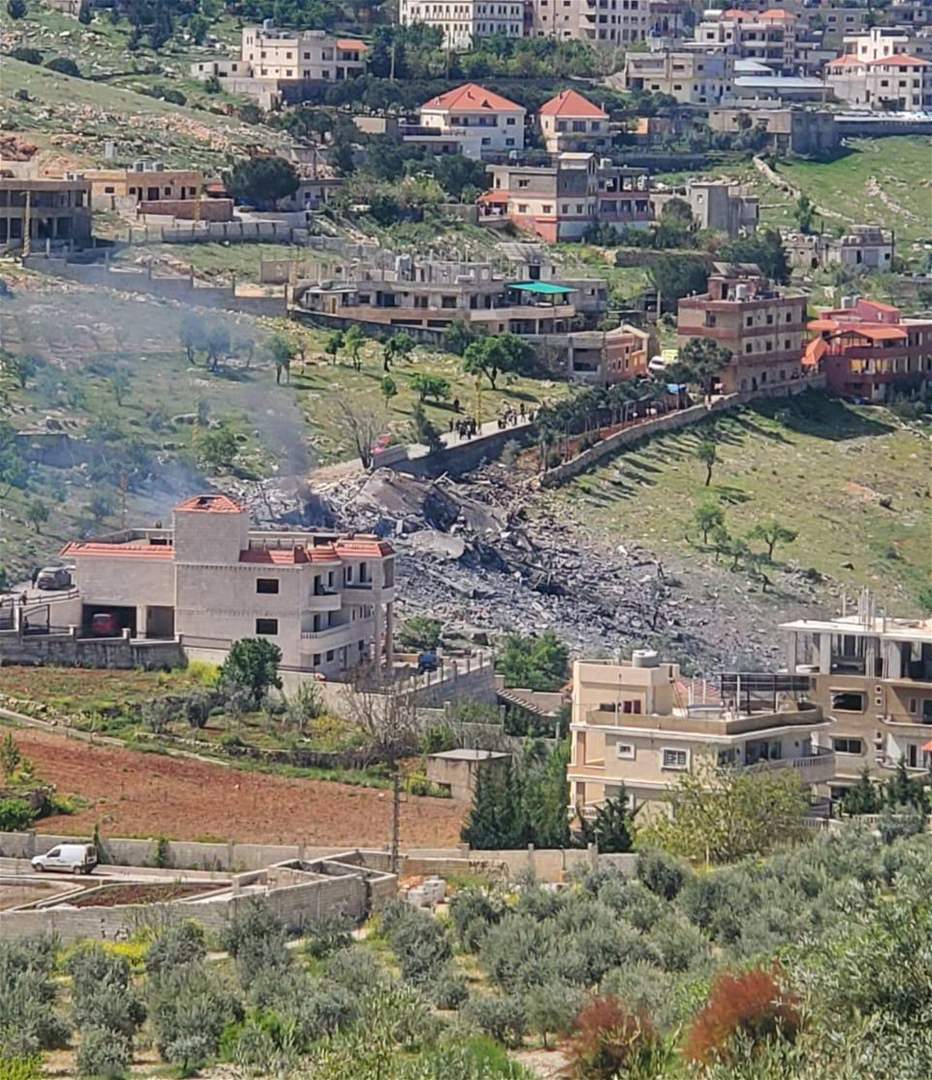 مراسل &quot;الجديد&quot;: الغارة الاسرائيلية المعادية على النبي شيت استهدفت منزلاً ولا اصابات حتى الساعة 