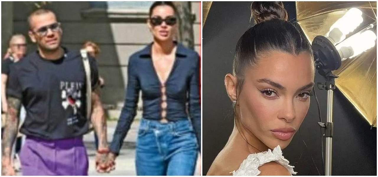 جوانا سانز وداني ألفيس يداً بيد في شوارع برشلونة